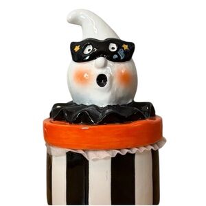 Halloween Ghost Ceramic Jar